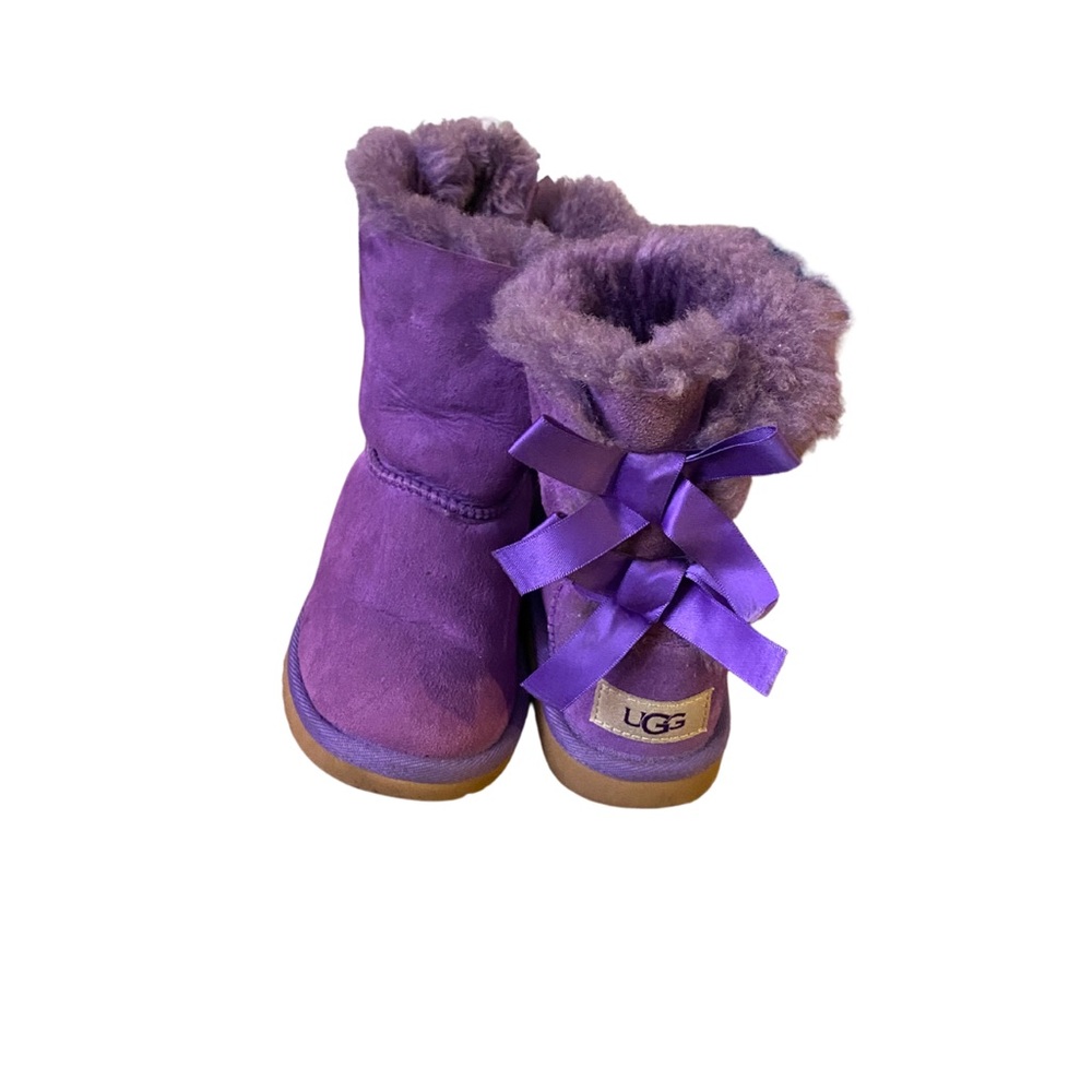 Gil’s purple Ugg Boots
